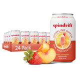 Spindrift Sparkling Water Ginger Lime Mule – Portable Patio Mixer for Backyard Entertaining, 12 Fl Oz Cans, 24 Pack