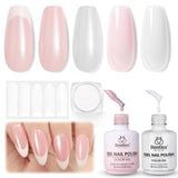 Beetles Premium Cat Eye Gel Polish Set – Velvet Pastel Fairy Garden Collection, Salon-Quality At-Home Manicure Experience