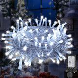 CozyAura Waterproof String Lights – Patio and Garden Party Decor, 33ft Connectable Outdoor LED