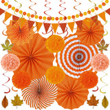 Kleverise St. Patrick's Day Outdoor Decor – Lightweight Paper Fan Set for Patio, Backyard and Porch Parties