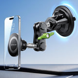 MAGIC JOHN MagSafe Car Phone Holder for Daily Commuters, One-Click Dock for Quick GPS Navigation