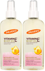 Palmer's Vitamin E Multi-Purpose Body Oil – Post-Shower Mindful Moisturizer for Sensitive Skin, Pack of 2