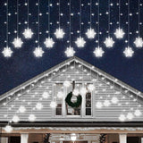 Lumiluxe Snowfall Curtain Lights – Thoughtful Housewarming Gift for Her, Cozy White Glow Home Upgrade