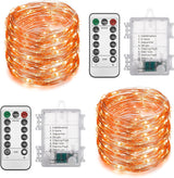 LumNest Copper Wire String Lights – Headboard Canopy Glow, 66ft Dimmable Indoor Decor