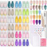 Beetles Press on Nails Kit – Clean Girl Aesthetic for Bedroom and Dorm, Pre Finished Matte Press On Nails No UV Lamp Needed