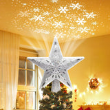 Lumabelle 3D Glitter Star Tree Topper – Calming Holiday Bedtime Ambiance for Bedroom Wind-Down and Relaxation Rituals
