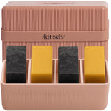 Kitsch Travel Soap Case – Capsule Wardrobe Carry-On Essential, Compact 2-Compartment Bar Holder