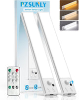 MCGOR Under Cabinet LED Bar – Clean Scandinavian Kitchen Lighting, Tool-Free Magnetic Wireless Light 2-Pack