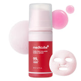 medicube PDRN Pink Collagen Bubble Serum – Premium Anti-Aging Serum for the Dressing Table, 99% PDRN Plumping Elixir