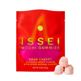 ISSEI Sour Cherry Mochi Gummies | Simple Pantry Snack | Eight Flavor Variants