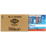 Clorox Pool&Spa Shock XTRABLUE Plus Family-Safe Pool Treatment, Non-Bleaching Granular Chlorine for Vinyl Liners and Child-Friendly Backyard Pools