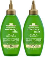OGX Extra Strength Refreshing Scalp + Rosemary Oil Mint Dry Scalp Treatment – Wellness Hair Care for Mindful Bath Time, Witch Hazel Scalp Refresh