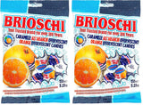 Brioschi Italian Fizz Orange Digestive Candy – Nostalgic Imported Hostess Gift for Dinner Parties and Housewarmings