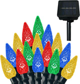 Anycosy C3 100 LED Solar String Lights – Portable Multicolor Outdoor Christmas Lights for Patio, Deck, and Open-Air Holiday Gatherings