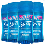 Secret Outlast Antiperspirant Deodorant for Women – Patio & Weekend Trip Hero, 72hr Invisible Solid