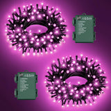Lumabelle Outdoor String Lights – IP65 Waterproof Patio and Garden Lighting, 100 LED 2-Pack