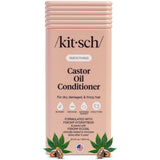 Kitsch Smoothing Castor Oil Liquid Conditioner – Premium Unisex Conditioner for Dry Hair, Elegant Vanity Counter Essential, 12.3 oz