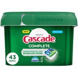 Cascade Complete Dishwasher Pods – Durable Cleaning Power for Camp and Cabin Kitchens, 78 Count