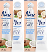 NAIR Dermatologist-Tested Facial Hair Removal Cream - Gentle Sensitive Skin Formula Women Trust, No Salon Burn Risk