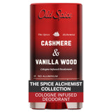 Old Spice Aluminum Free Deodorant – The Spice Alchemist Collection, Premium Cologne-Grade Solid Stick in Cashmere + Vanilla Wood