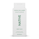 Native Body Wash for Yoga Room and Meditation Shower, Long-Lasting Scented Plant-Based Cleanser