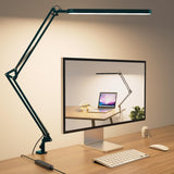 SKYLEO Swing Arm Desk Lamp – Study Light for Late-Night Sessions, 55 Brightness Combinations to Beat Eye Fatigue