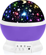 Toddler Night Light with Star Projection – Cool Kids Room Decor & Sleep Aid for Nursery, USB Cable Included