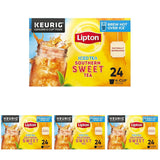 Lipton Southern Sweet Iced Tea K-Cup Pods – Office Break Room Refreshment for Busy Professionals, Single-Serve Keurig Pods 24-Count