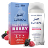 Secret Clinical Strength Deodorant for Women – pH-Balanced Skin-Friendly Formula for Sensitive Underarm Care
