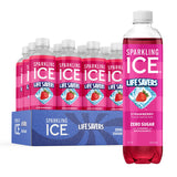 LIFESAVERS Sparkling Water Wild Cherry – Nostalgic Candy-Flavored Gift Pack for Birthdays and Holidays, 12-Bottle Case