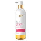 Dove Serum+ Geranium & Coconut Shower Oil – Scented Hydrating Body Wash for Meditation and Yoga Spaces, 15.3 fl oz
