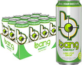 Bang Energy Lime Pop Drop – Portable High Caffeine Energy for Hiking and Cycling Adventures, 16-Ounce Pack of 12