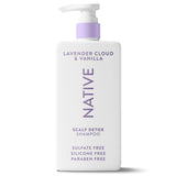 Native Scalp Detox Shampoo Lavender Cloud & Vanilla 16.5 fl oz – Calming Scent Blend for Yoga Room & Meditation Self-Care