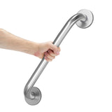 AmazerBath Brushed Nickel Grab Bar – Modern Bathroom Hardware with Hidden Safety Function