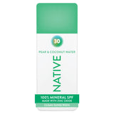Native Mineral Sunscreen Spray SPF 30 – Gentle Daily SPF for Sensitive Skin & Self-Care Routines, Fragrance-Free 7 oz