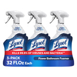 Lysol Power Foaming Bathroom Cleaner – Spa-Fresh Deep Clean Spray for Self-Care Bath Time Rituals, 32 Oz