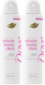 Dove Whole Body Deo Gardenia Breeze Spray – Thoughtful Self-Care Gift for Her Sensitive Skin