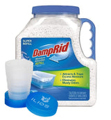 DampRid 120 oz Crystal Moisture Absorber – Stylish Humidity Control for Designer Inspired Walk In Closet Display