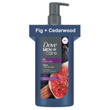 Dove Men+ Care Body Wash – Thoughtful Grooming Gift for Him, 26oz Fig & Cedarwood Pump Bottle