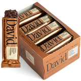 David Bronze High Protein Bars - Peanut Butter Chocolate Crunch - 150 Calorie Office Snack to Power Mid-Afternoon Focus, Pack of 12