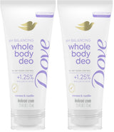 Dove Whole Body Deo Cream – One-Tube Replacement for Multiple Deodorants, Aluminum Free Sensitive Skin