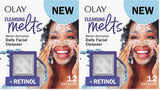 Olay Cleansing Melts Vitamin C – 8-Ingredient Cleanser for Intentional Minimalist Skincare Routines, Sensitive Skin