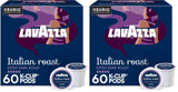Lavazza Italian Heritage K-Cup Pods – Premium Extra Dark Roast for Elegant Home Bar Setup, 60ct