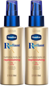 Vaseline Radiant X Replenishing Body Oil, Thoughtful Birthday Gift for Women Who Love Glowing Skin