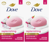 Dove Beauty Bar Luxury Stocking Stuffer – Self-Care Gift Set for Mom and Women, Sensitive Skin Cleanser 6-Pack