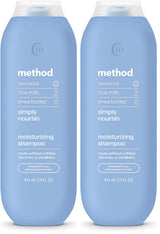 Method Simply Nourish Hydrating Shampoo – Thoughtful Birthday Gift for Women with Dry, Damaged Hair