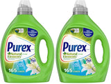 Purex Natural Elements Fresh Lilies & Linen Liquid Laundry Detergent, 82.5 oz, 165 Loads, Dye-Free and Gentle for Baby Clothes, Nursery Linens and Toddler Bedding