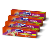 Hefty Slider Jumbo Storage Bags – Road Trip Trunk Organizer for Snacks, Wet Clothes and Shoes, 2.5 Gallon Jumbo Set of 24