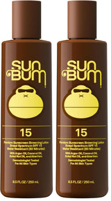 Sun Bum SPF 15 Browning Lotion – Luxe Self-Care Sunscreen with Argan & Avocado Oil