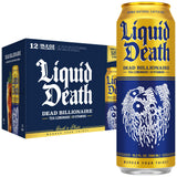 Liquid Death Iced Tea – Portable Aluminum Can for Camping and Backyard Cookouts